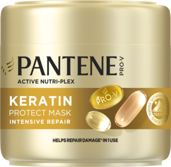 PANTENE Pro-V Active Nutri-Plex Keratin,maska do włosów, Regeneracja,przód
