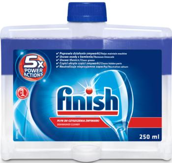 FINISH ,płyn do czyszczenia zmywarki,przód