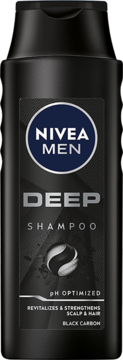 NIVEA MEN Deep ,szampon do włosów, oczyszczający, rewitalizujący,przód