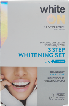 ON white ,innowacyjny system wybielający zęby, 3 Step,przód