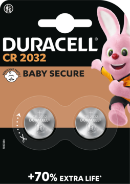 DURACELL ,baterie 3V Lithium, DL/CR 2032,przód