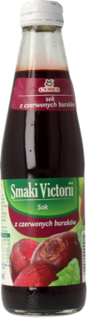 CYMES SMAKI VICTORII ,sok z czerwonych buraków,przód