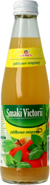 CYMES SMAKI VICTORII ,napój jabłkowy-miętowy,przód