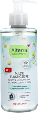ALTERRA ,mydło w płynie, łagodne,przód