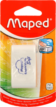 MAPED ,gumka do ścierania, miękka, Essentials Soft,przód