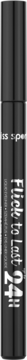 Czarny eyeliner Miss Sporty Flick to Last w flamastrze, widok z przodu, z niewyraźnym napisem na opakowaniu.