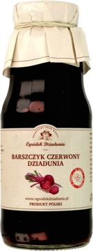 OGRÓDEK DZIADUNIA ,barszczyk czerwony Dziadunia, koncentrat,przód