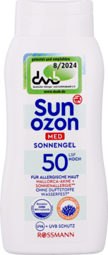 SUNOZON Med ,żel przeciwsłoneczny, SPF 50,przód