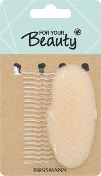 Wsuwka do włosów z beżową poduszką do upięć i falowanymi spinkami w opakowaniu For Your Beauty.