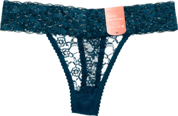  ,stringi koronkowe, rozm. M, zielone,przód