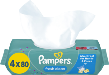 PAMPERS Fresh Clean ,chusteczki nawilżane dla dzieci,kompozycja-2