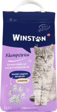 WINSTON ,żwirek zbrylający dla kotów,przód