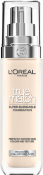 L'Oréal True Match nawilżający podkład, jasny beż w szklanej butelce, dopasowujący się do cery.