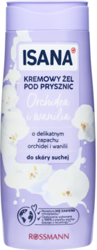 ISANA ,żel pod prysznic, kremowy, Orchidea i Wanilia,przód