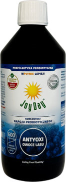 JOY DAY ,koncentrat napoju probiotycznego, owoce lasu,przód