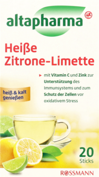 ALTAPHARMA ,napój w saszetkach cytrynowo-limonkowy, suplement diety,przód