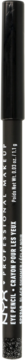 Czarny, smukły eyeliner SLIM EYE PENCIL w pionie, z widoczną nakrętką. Idealny do trwałego makijażu.
