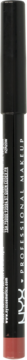 Kredka do ust NYX Professional Makeup Slim Lip Pencil, czarna z terakotową końcówką, widok z boku.