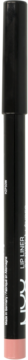 Pionowy widok kredki do ust SLIM LIP PENCIL w czarnym opakowaniu, z widoczną różowo-brzoskwiniową końcówką.