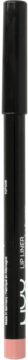 Pionowy widok kredki do ust SLIM LIP PENCIL w czarnym opakowaniu, z widoczną różowo-brzoskwiniową końcówką.