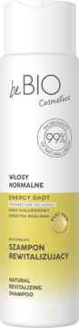 BEBIO COSMETICS Energy Shot ,szampon do włosów, rewitalizujący,przód