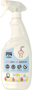 CZYSTA CHATA ,ekologiczny płyn do czyszczenia urządzeń sanitarnych,przód