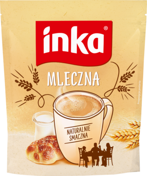 INKA ,napój na bazie kawy zbożowej z mlekiem,przód