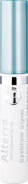 Alterra Eyebrow Styler tusz do brwi w biało-turkusowej tubce, widok z przodu, z logo NATURKOSMETIK.