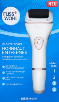 FUSSWOHL ,pilnik do stóp, elektroniczny, do usuwania zrogowaciałego naskórka,przód