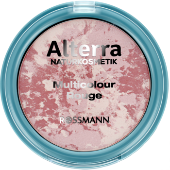 ALTERRA Multicolour ,róż do policzków, nr 01 Rose Shimmer,przód