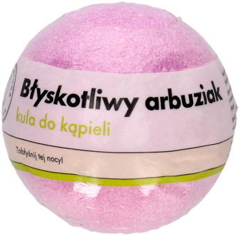 MANUFAKTURA PIĘKNA Błyskotliwy Arbuz ,kula do kąpieli,przód