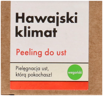 MANUFAKTURA PIĘKNA Hawajski Klimat ,peeling do ust,przód