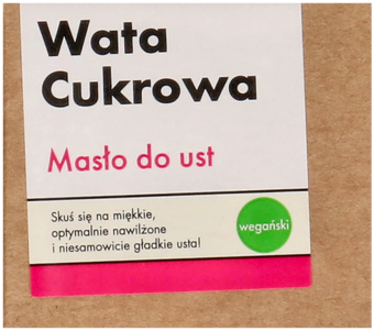 MANUFAKTURA PIĘKNA Wata Cukrowa ,masło do ust,przód