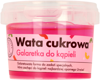 MANUFAKTURA PIĘKNA Wata Cukrowa ,galaretka do kąpieli,przód