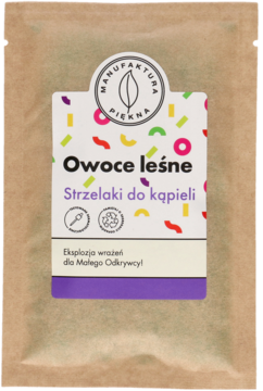 MANUFAKTURA PIĘKNA Owoce Leśne ,strzelaki do kąpieli,przód