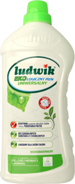 LUDWIK ,EKOlogiczny płyn uniwersalny, zielona herbata i jaśmin,przód