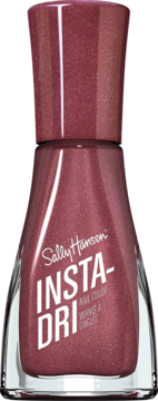 Szybkoschnący lakier Sally Hansen Insta-Dri w butelce, shimmery odcień 413 Expresso. Widok z przodu.