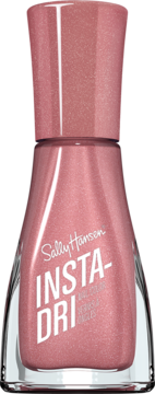 Szybkoschnący lakier Sally Hansen Insta-Dri nr 213 Mauve It, lśniący róż, butelka z przodu.