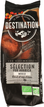 DESTINATION ,kawa 100% Arabica mielona,przód
