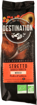 DESTINATION ,kawa Stretto mielona,przód