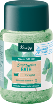KNEIPP ,sól do kąpieli z olejekiem z eukaliptusa i mentholu,przód