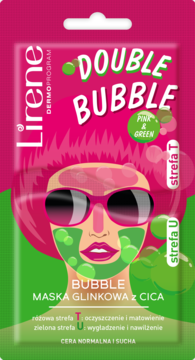 LIRENE ,maska glinkowa z Cica, cera normalna i sucha,przód