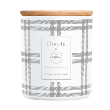 DOROTA & AROMA HOME ,świeca zapachowa, Mrożona Herbata,przód