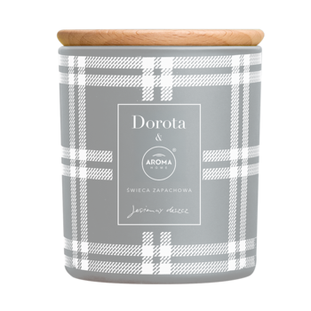 DOROTA & AROMA HOME ,świeca zapachowa, Jesienny Deszcz,przód