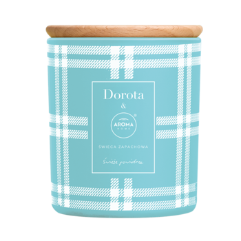 DOROTA & AROMA HOME ,świeca zapachowa, Świeże Powietrze,przód