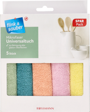 FLINK&SAUBER ,ściereczki uniwersalnych, z mikrofibry, wym. 32 x 32 cm,przód