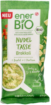 ENERBIO,danie gotowe, Makaron w sosie serowo-brokułowym,przód