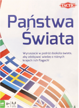 TACTIC Państwa Świata ,gra towarzyska, 8+,przód