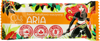 OHO IDEA NATURA ,baton bakaliowo-warzywny, Aria,przód