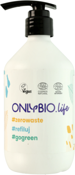 ONLYBIO ,butelka, poj. 500 ml,przód